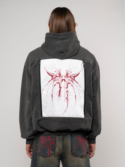 Morphos Interchange Hoodie - Ethereal Entity Print