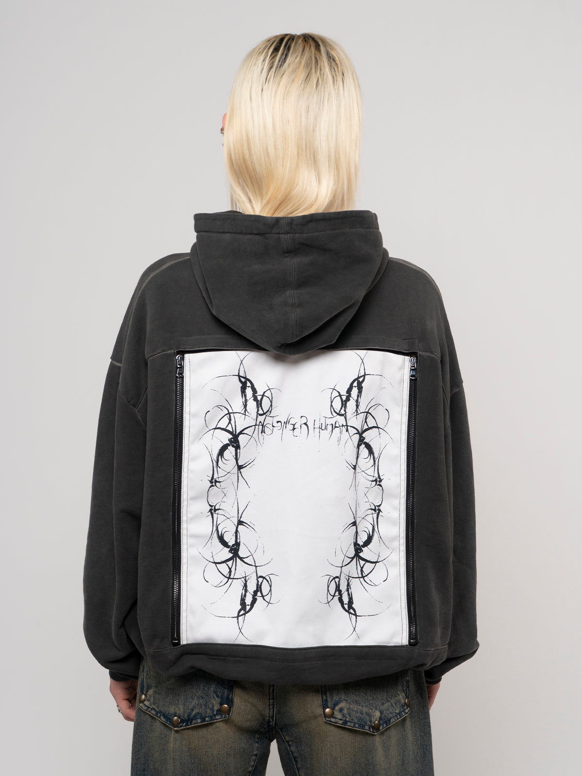 Morphos Interchange Hoodie - No Longer Human Print