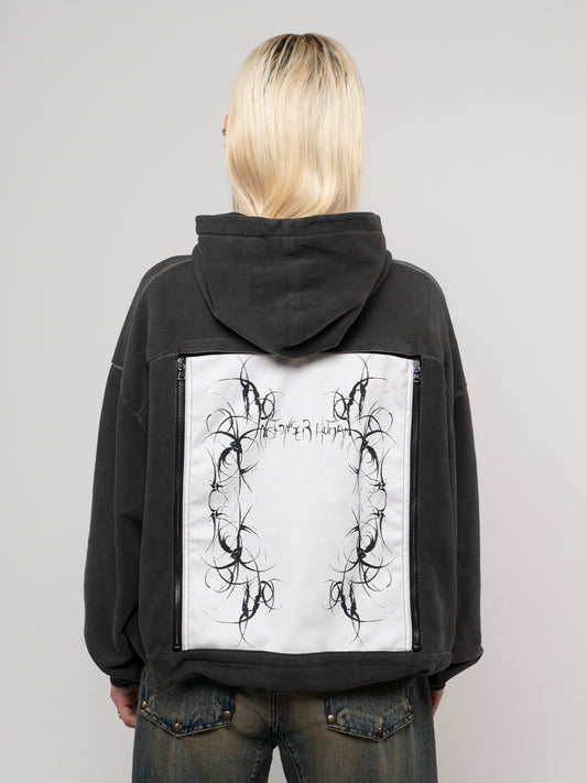 Morphos Interchange Hoodie - No Longer Human Print