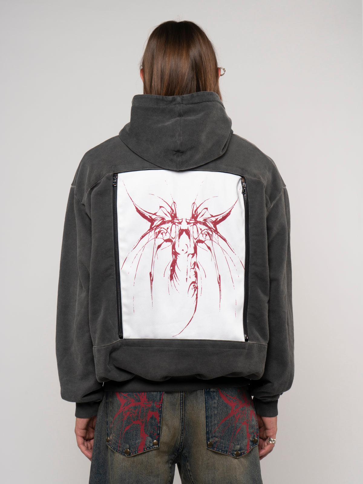 Morphos Interchange Hoodie - Ethereal Entity Print