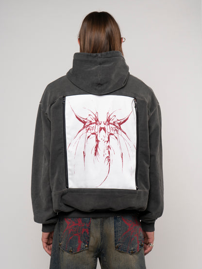Morphos Interchange Hoodie - Ethereal Entity Print