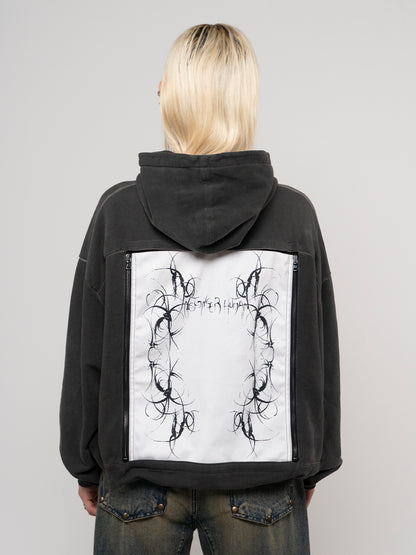 Morphos Interchange Hoodie - No Longer Human Print