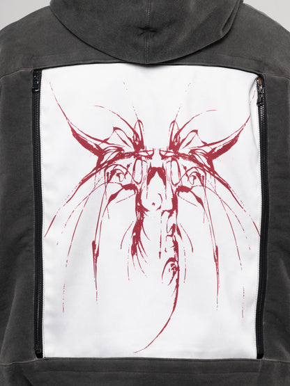 Morphos Interchange Hoodie - Ethereal Entity Print