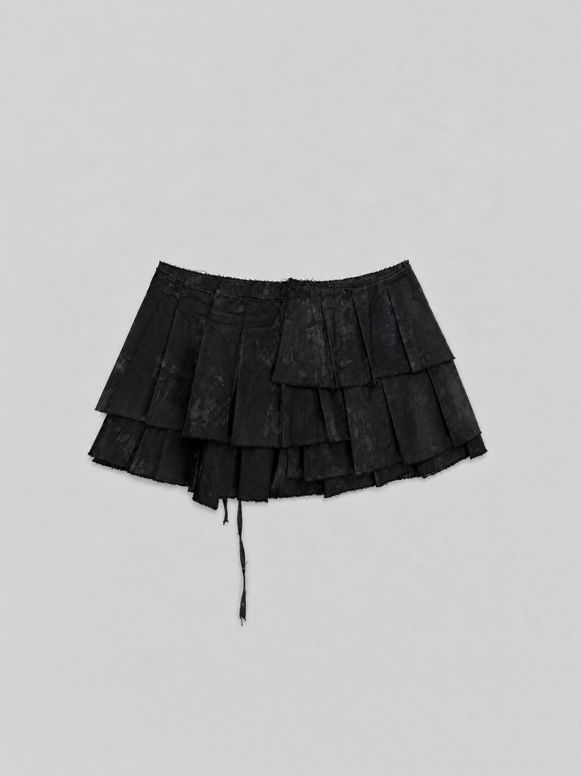 Morphos Deconstructed Wrap Skirt - Black